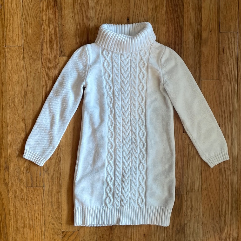 Girls Turtleneck Sweater Dress